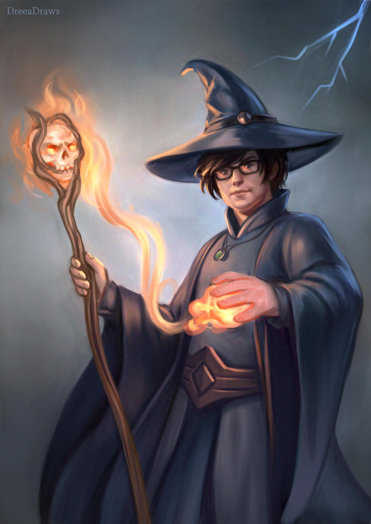 Portrait of a friend commissioned by Bartkor on VGen