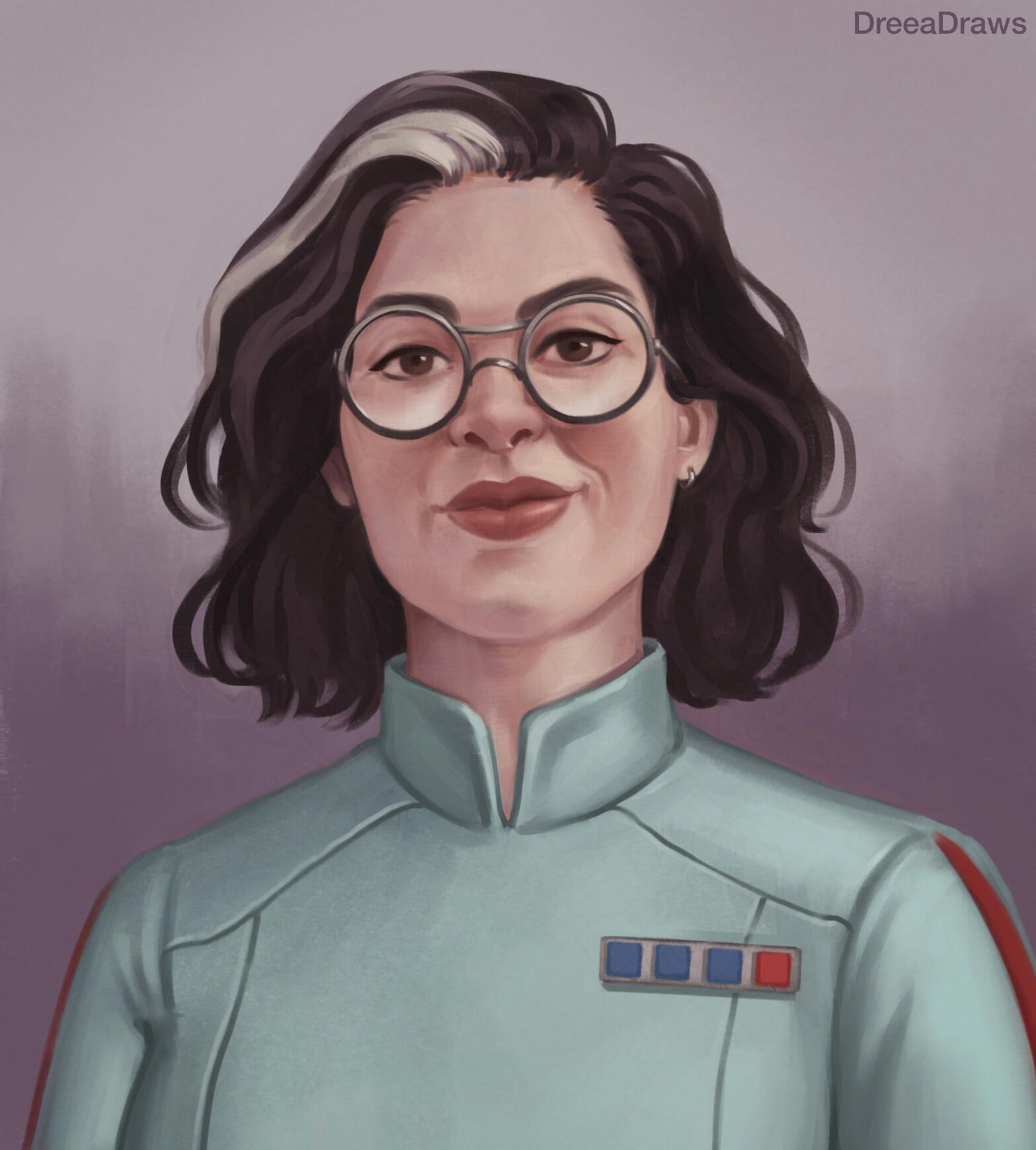 Star wars portrait, commissioned by Michael